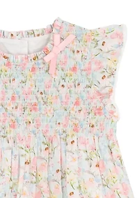 Toddler Girls Floral Top and Leggings Set