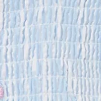 Toddler Girls Embroidery Seersucker Dress with Bag