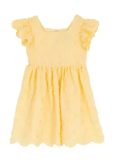 Toddler Girls 3D Flower Dress
