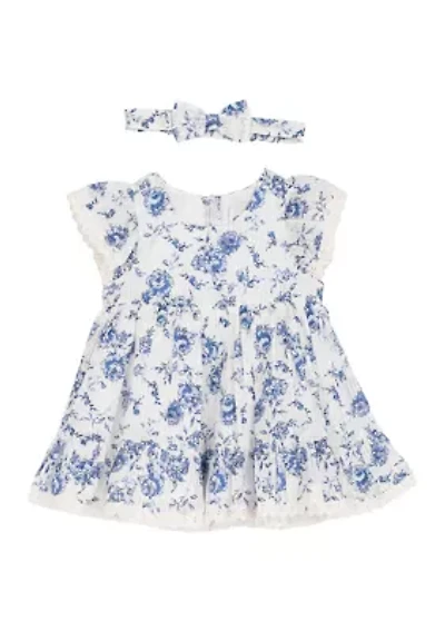 Toddler Girls Toile Dress