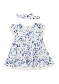 Toddler Girls Toile Dress