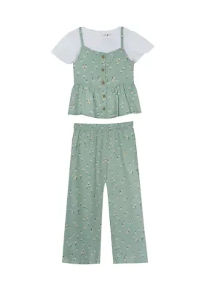 Toddler Girls Floral Strappy Set