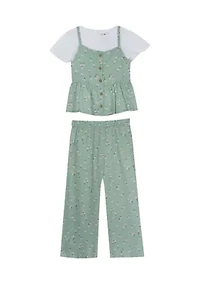 Toddler Girls Floral Strappy Set