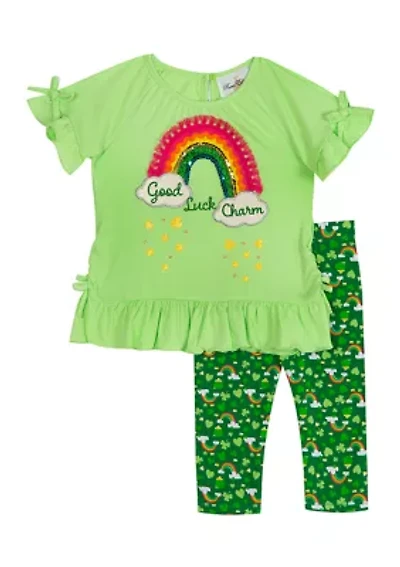 Toddler Girls St Patty's Good Luck Charm Set