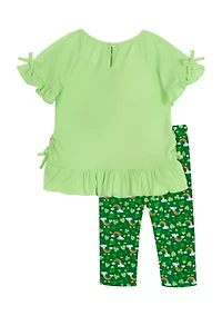 Toddler Girls St Patty's Good Luck Charm Set