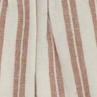 Toddler Girls Stripe Floral Embroidered Top and Leggings Set
