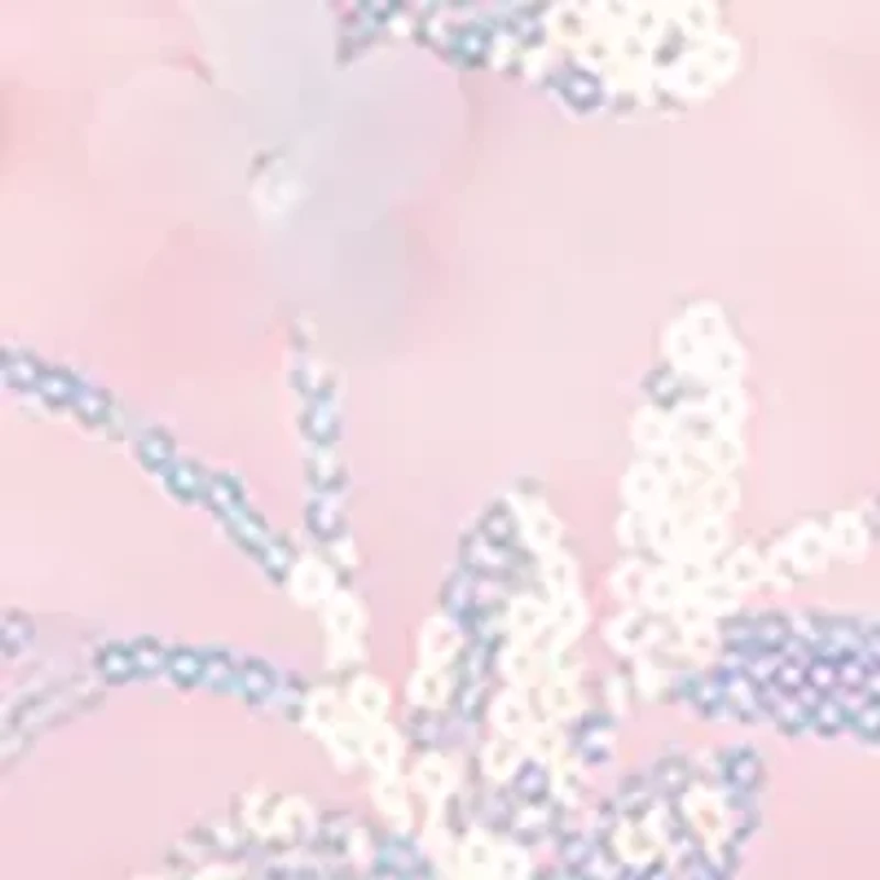 Baby Girls 3D Flower Sequin Dress