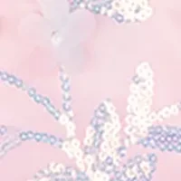 Baby Girls 3D Flower Sequin Dress