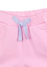 Baby Girls French Terry Appliqué Top and Shorts Set