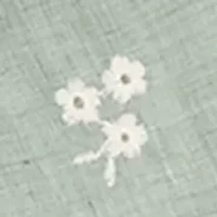 Baby Girls Cotton Eyelet Lace Trim Dress