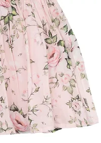 Baby Girls Printed Smocked Dress