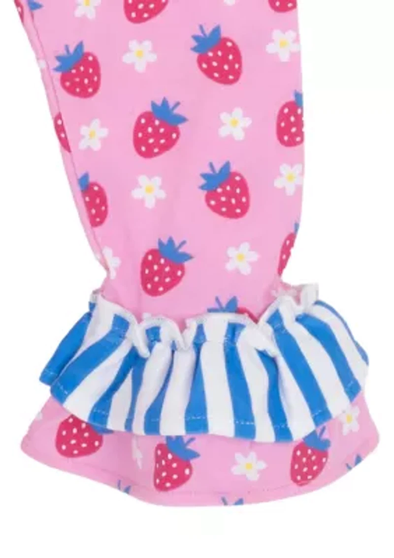 Baby Girls Strawberry Legging Set