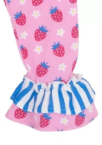 Baby Girls Strawberry Legging Set