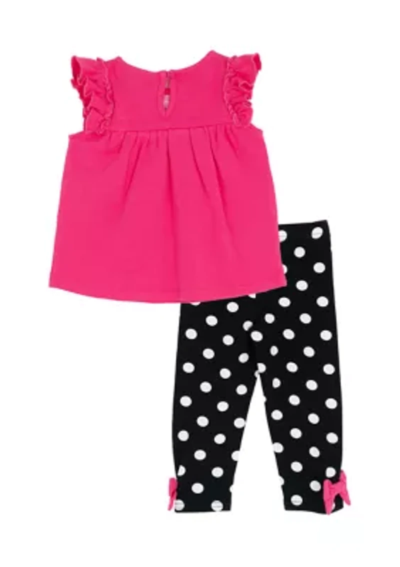 Baby Girls Flower Legging Set
