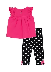 Baby Girls Flower Legging Set
