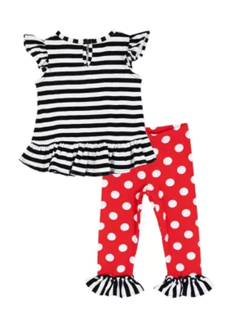 Baby Girls Ladybug Legging Set