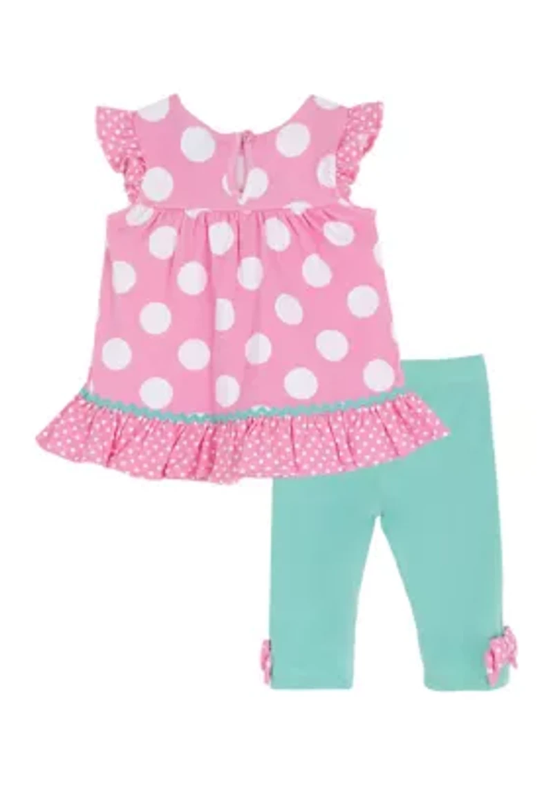 Baby Girls Polka Dot Legging Set