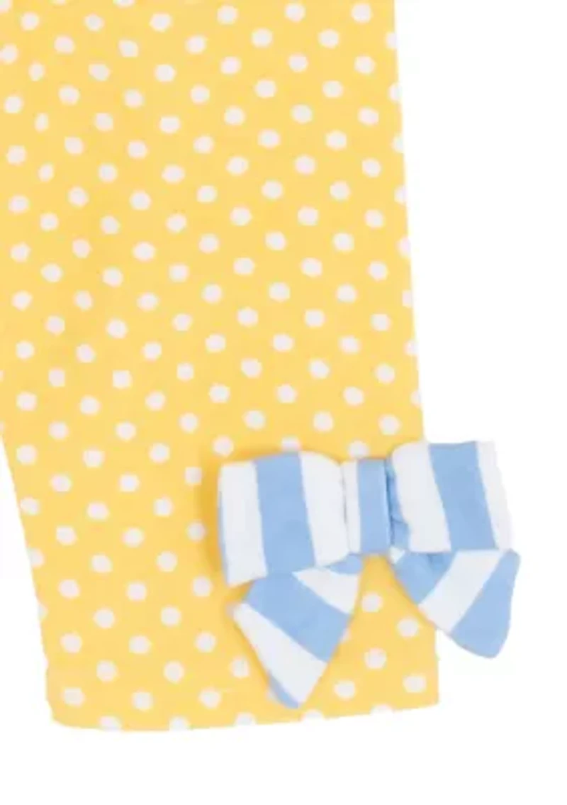 Baby Girls Striped Leggings Set