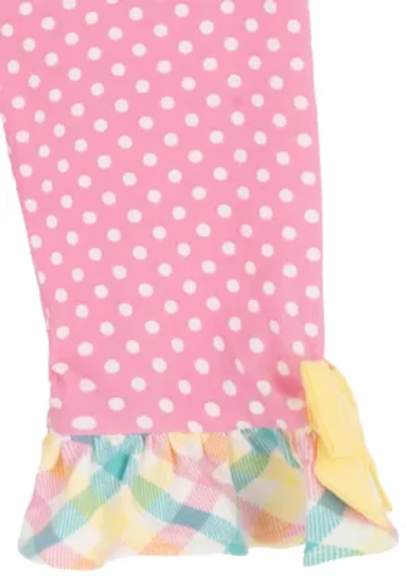 Baby Girls Plaid Bunny Legging Set