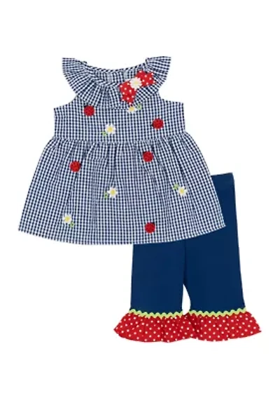 Baby Girls Ladybug Top and Leggings Set