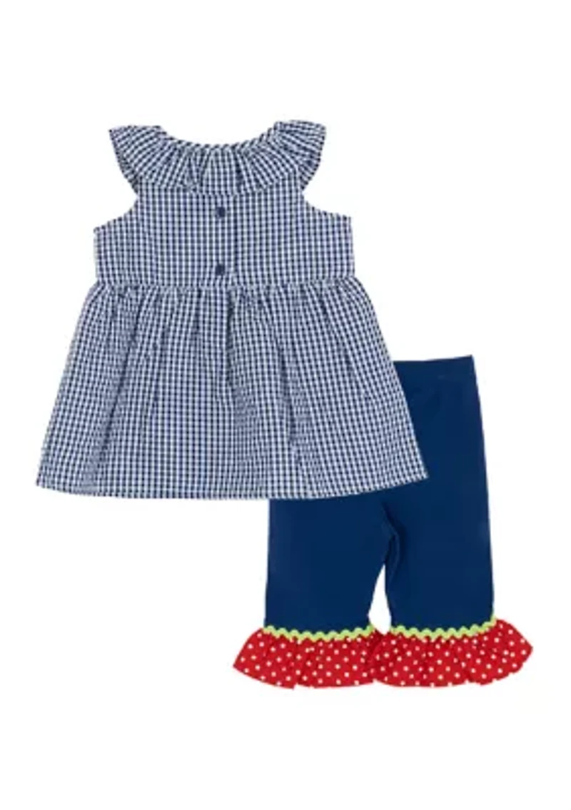 Baby Girls Ladybug Top and Leggings Set