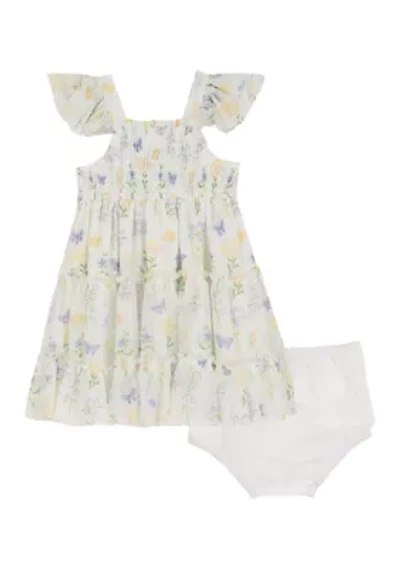 Baby Girls Floral Mesh Dress