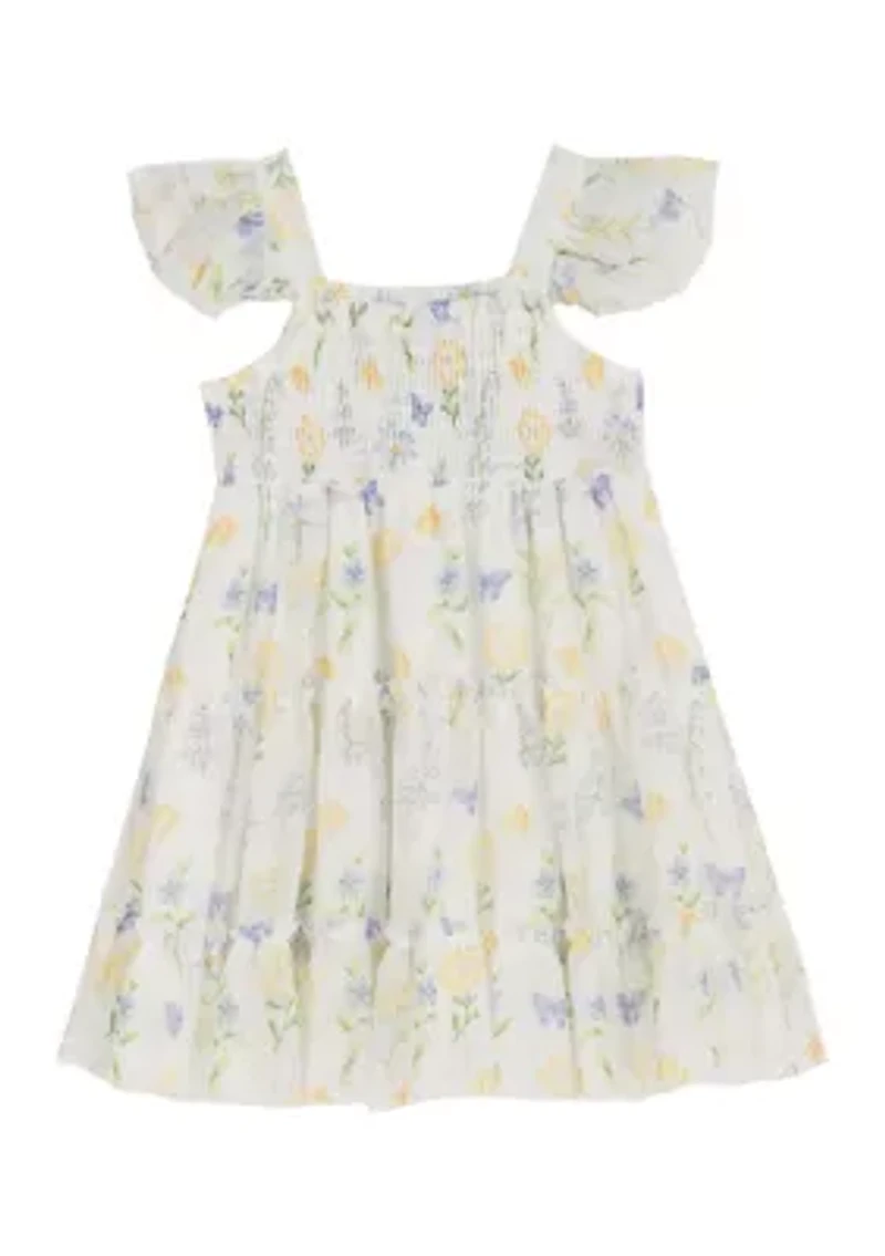Baby Girls Floral Mesh Dress