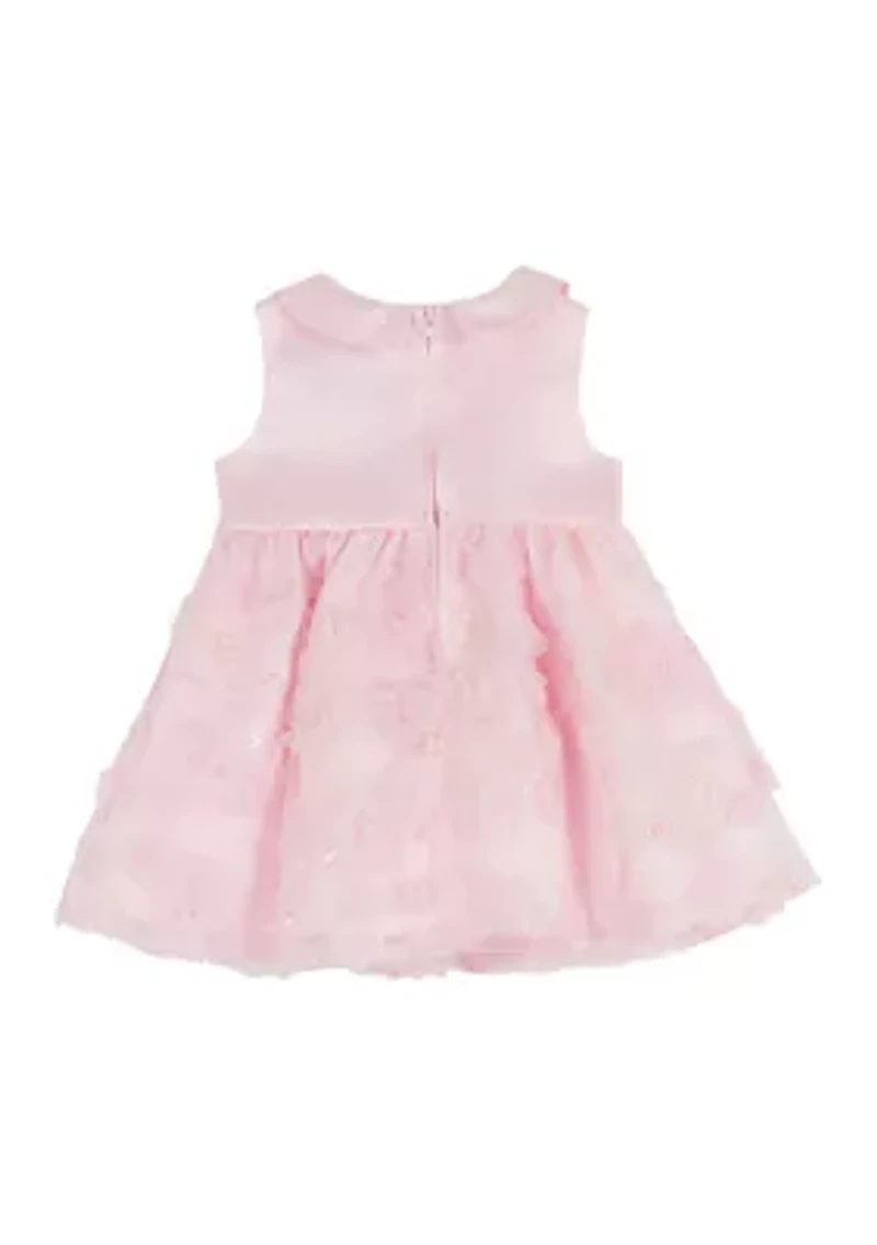Baby Girls Floral Soutache Dress