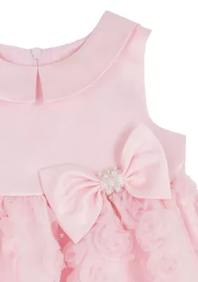 Baby Girls Floral Soutache Dress