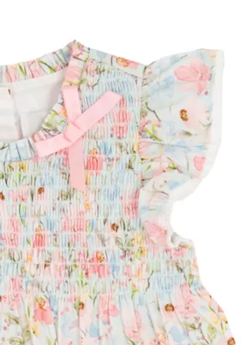 Baby Girls Floral Top and Leggings Set