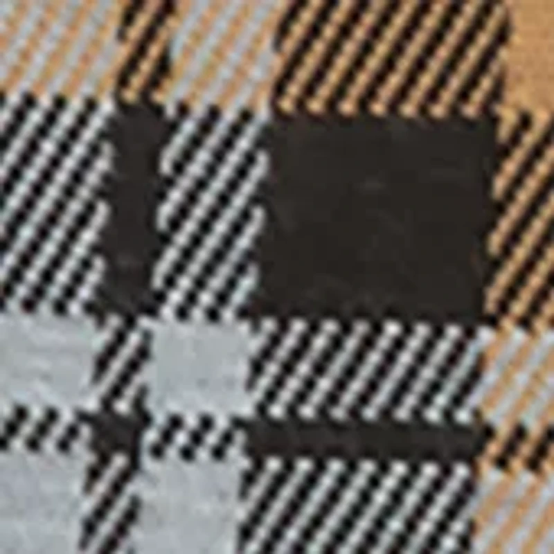 Toddler Girls Plaid Ruffle Jumper with T-Shirt