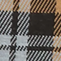 Toddler Girls Plaid Ruffle Jumper with T-Shirt