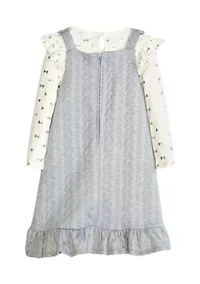 Girls 7-16 Bow Jumper Dress
