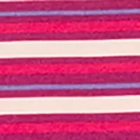 Toddler Girls Striped Ruched Sleeve Top