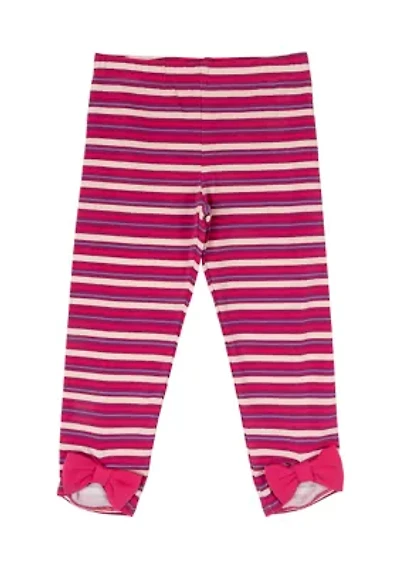 Toddler Girls Striped Leggings