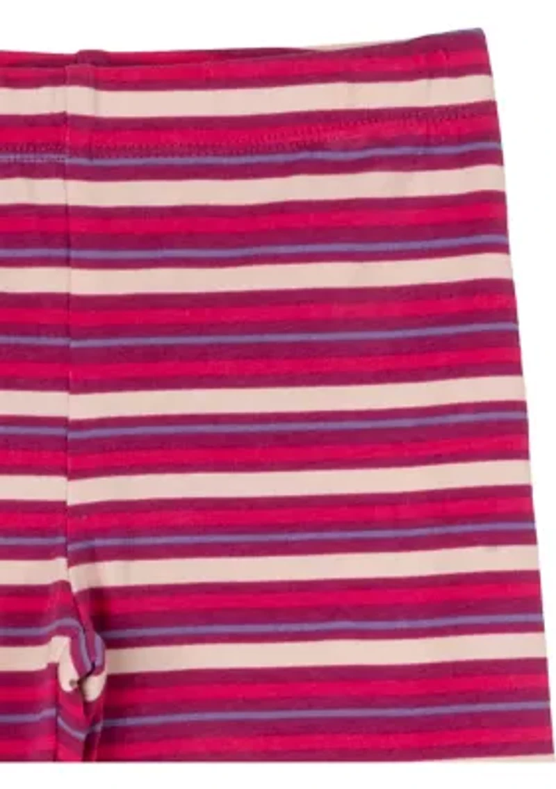 Toddler Girls Striped Leggings