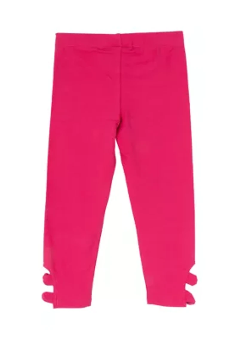 Toddler Girls Solid Knotted Leggings