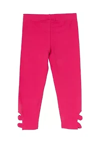 Toddler Girls Solid Knotted Leggings