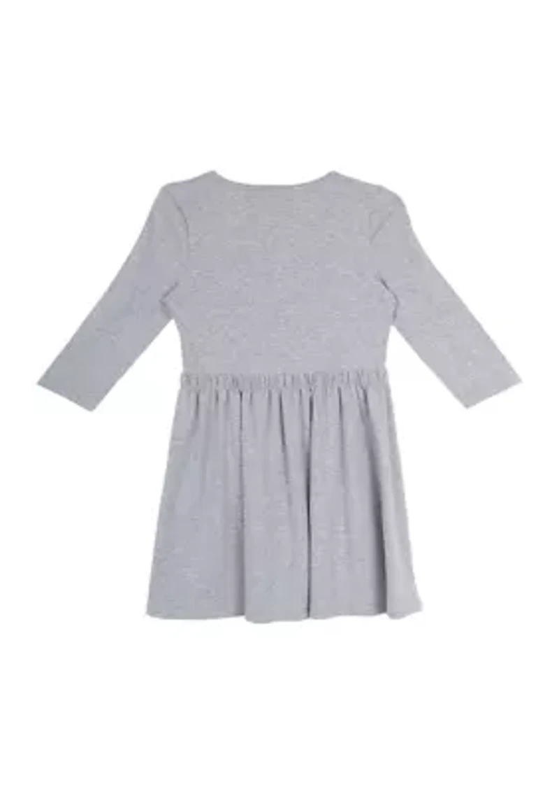 Toddler Girls Sequin Dance Graphic Dress