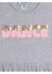 Toddler Girls Sequin Dance Graphic Dress