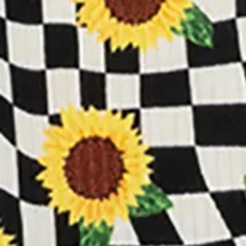 Toddler Girls Sunflower Appliqué Top and Printed Leggings Set