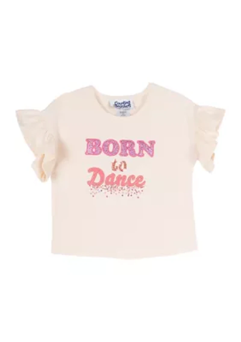 Toddler Girls Born to Dance Graphic T-Shirt