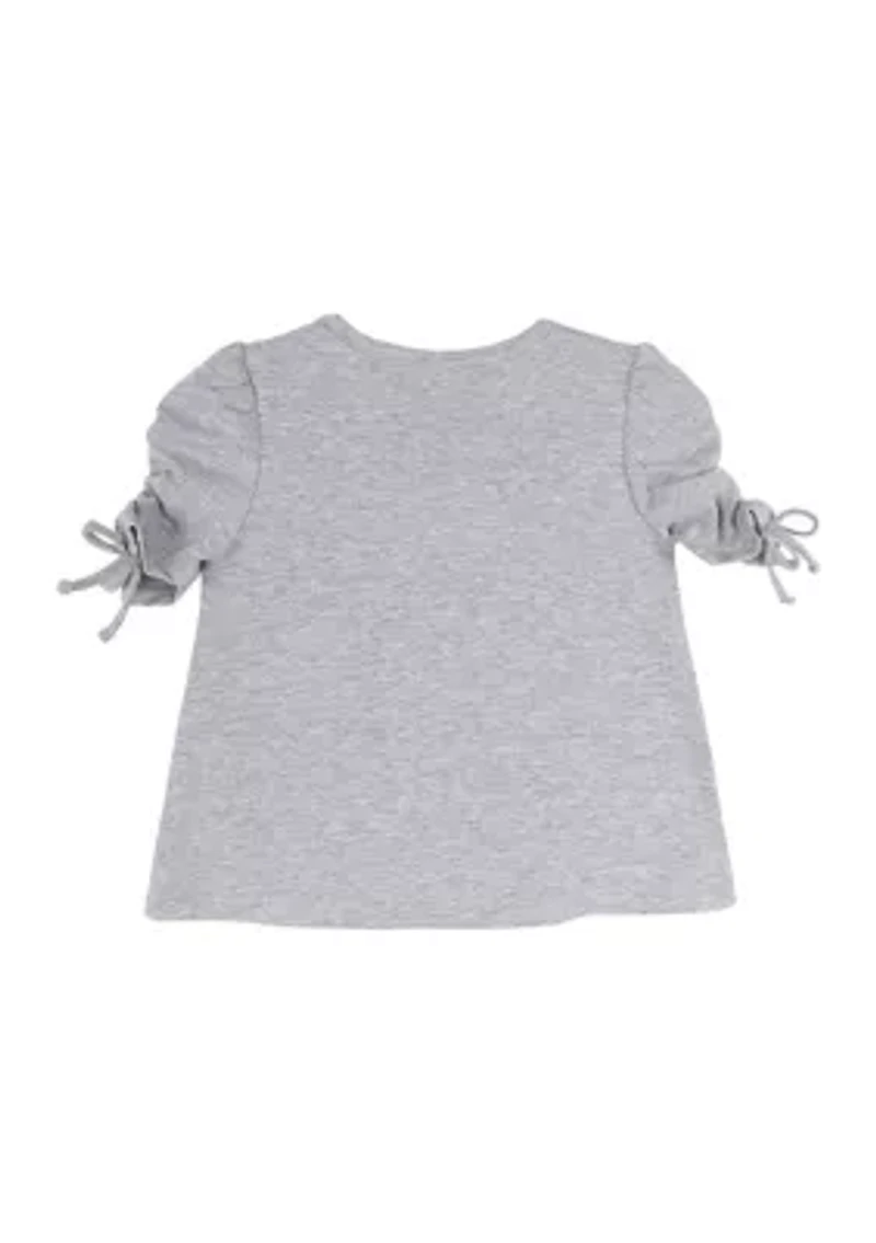 Toddler Girls Crown Graphic Top