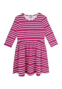 Toddler Girls Striped Dress