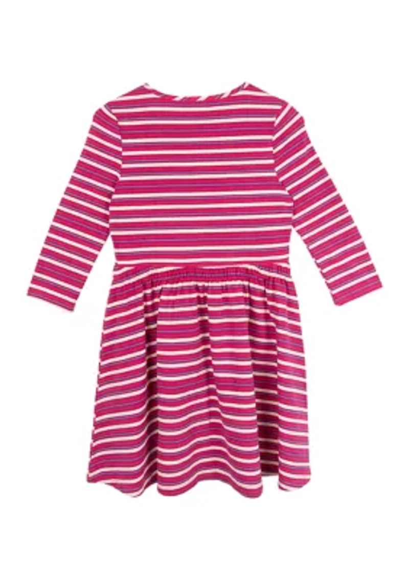 Toddler Girls Striped Dress