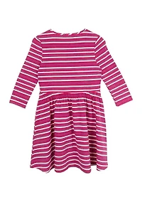 Toddler Girls Striped Dress
