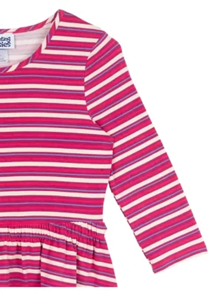 Toddler Girls Striped Dress