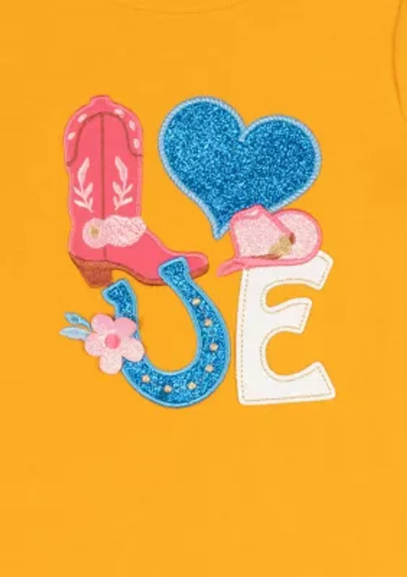 Toddler Girls Love Graphic Top