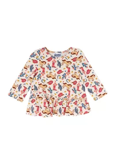 Toddler Girls Printed Top