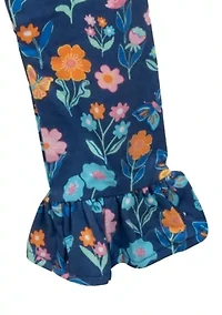 Toddler Girls 2 Piece Giraffe Appliqué Set